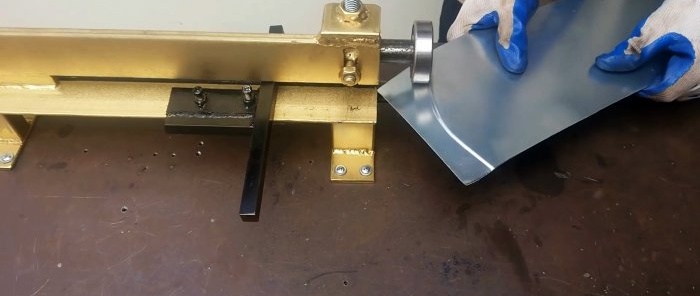 Kaip pasidaryti mašiną standžiams ant lakštinio metalo gaminti