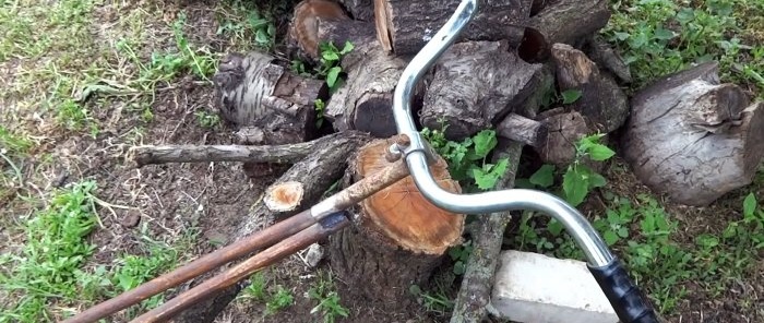 How to make a weeding cultivator using an old bicycle