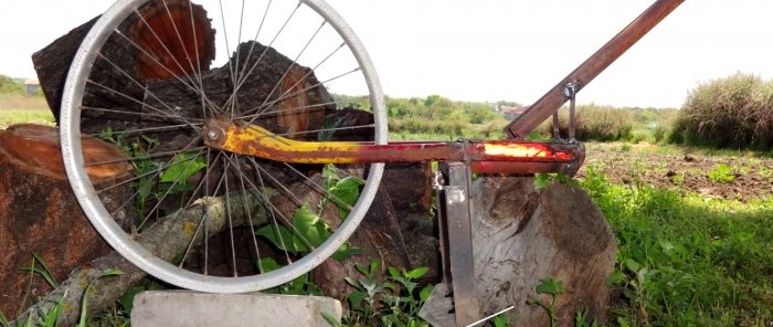 Cum să faci un cultivator de plivit folosind o bicicletă veche