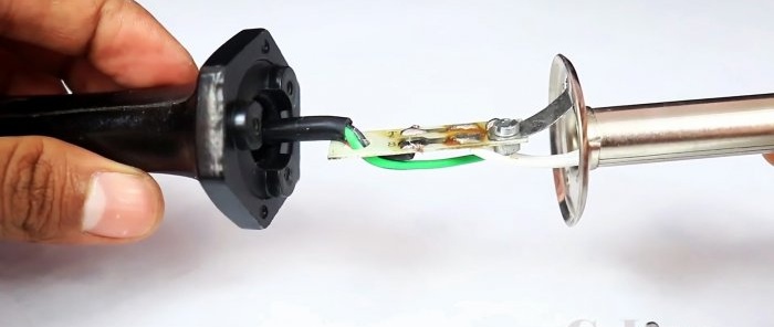 Hoe maak je van een gewone soldeerbout een soldeerbout?