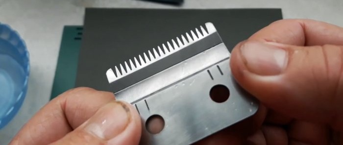 How to sharpen hair clipper blades very easily