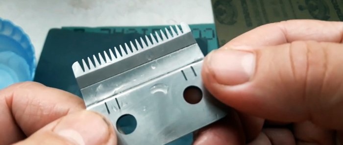 How to sharpen hair clipper blades very easily