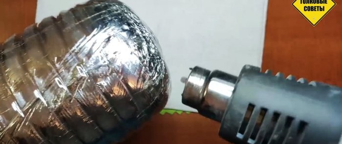 Hoe maak je snel een grote thermoskan uit een pot van drie liter