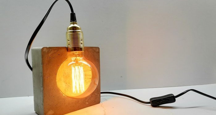Paano gumawa ng isang simpleng retro lamp sa estilo ng loft