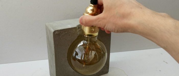 Paano gumawa ng isang simpleng retro lamp sa estilo ng loft