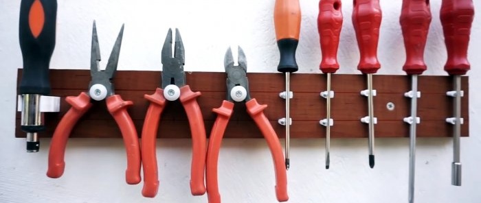 How to easily make a stand for storing hand tools