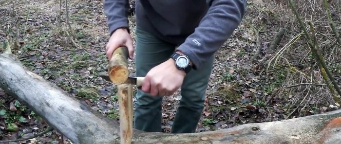 De eenvoudigste montage van een meshandgreep zonder lijm