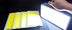 How to make a mega powerful flashlight from old laptop batteries and an LED panel