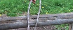 Kā piesiet virvi pie staba, lai vēlāk to varētu viegli atvienot
