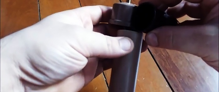How to make a pneumatic cylinder from PVC pipe