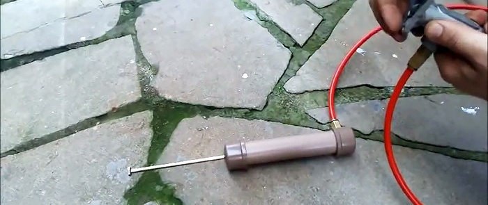 Hogyan készítsünk pneumatikus hengert PVC csőből