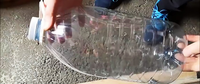 How to easily make plastic sheets from PET bottles