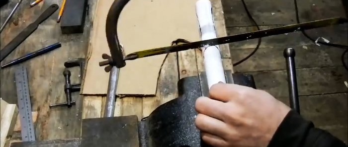 How to make a comfortable sheath for any knife from a plastic pipe