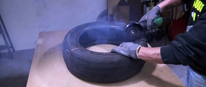 Realizzare un trainer da boxe compatto montato a parete da un pneumatico