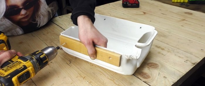 Как да използвате добре пластмасова кутия в гараж или работилница