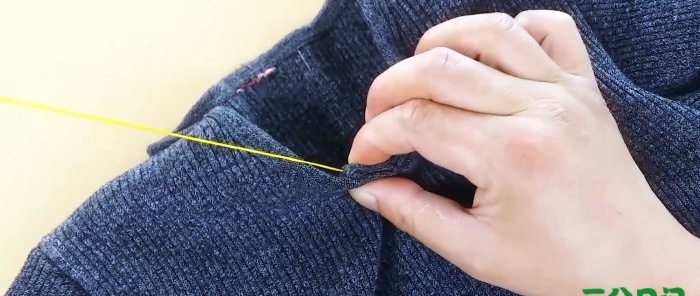 Come restringere la scollatura di un maglione o di una maglietta con le tue mani