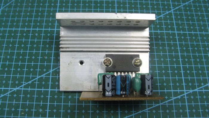 DIY power amplifier made from junk