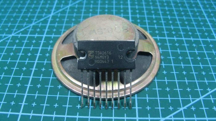 DIY power amplifier made from junk