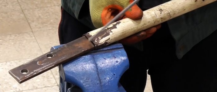 Cómo hacer tijeras de palanca para cortar varillas y alambres.