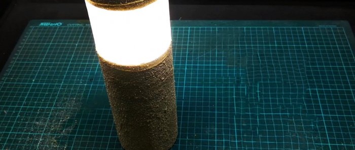 Vi gör en LED trädgårdslampa av PVC-rör
