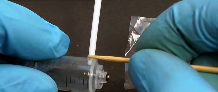 Hvordan lage en enkel mini airbrush fra sprøyter