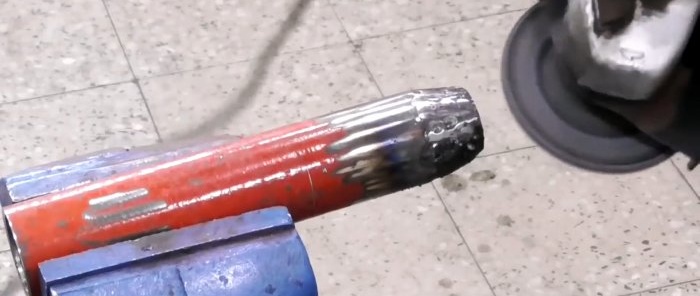 Cómo hacer un quemador de propano de inyección a partir de un trozo de tubería.