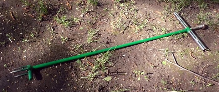 Hur man gör en anordning för att ta bort ogräs med roten