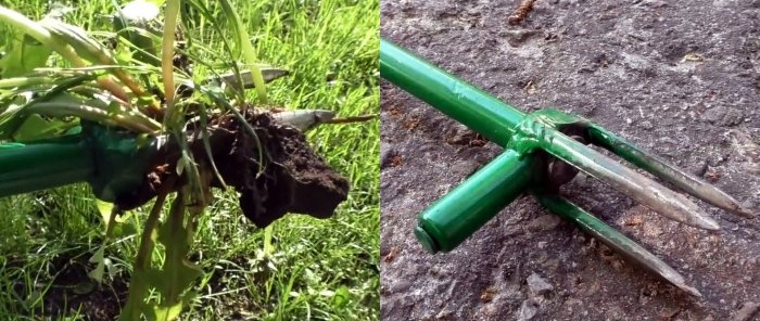 كيفية صنع جهاز لإزالة الأعشاب الضارة من الجذر