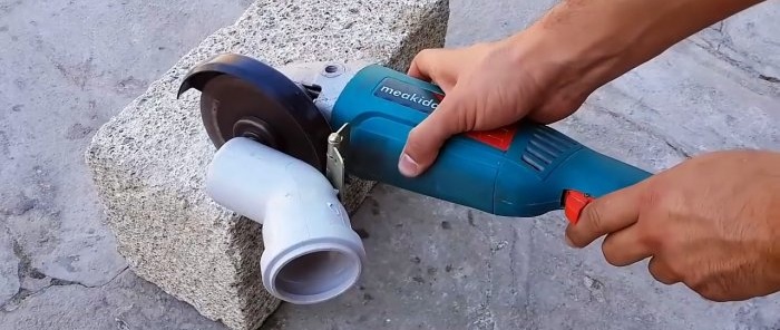 איך להכין בטון חתוך מטחנה ללא אבק