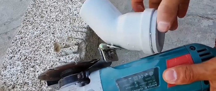 Como fazer um moedor cortar concreto sem poeira