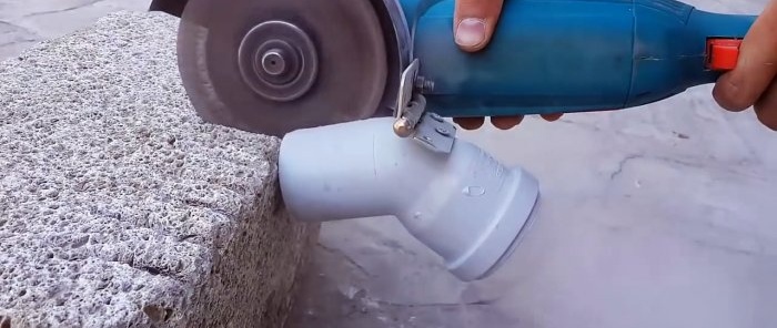 Hvordan lage en kvern kutt betong uten støv