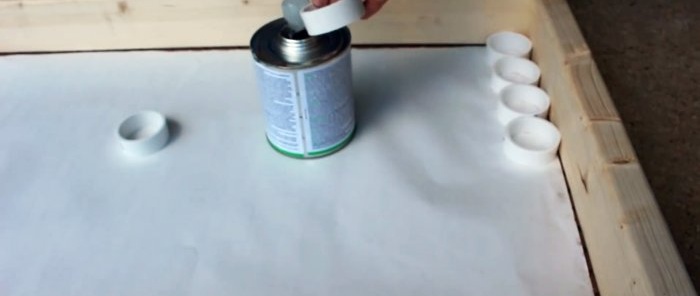 Sådan laver du et dekorativt gitter fra PVC-rør