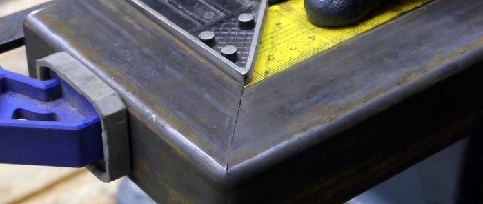 3 ways to weld a profile pipe at right angles