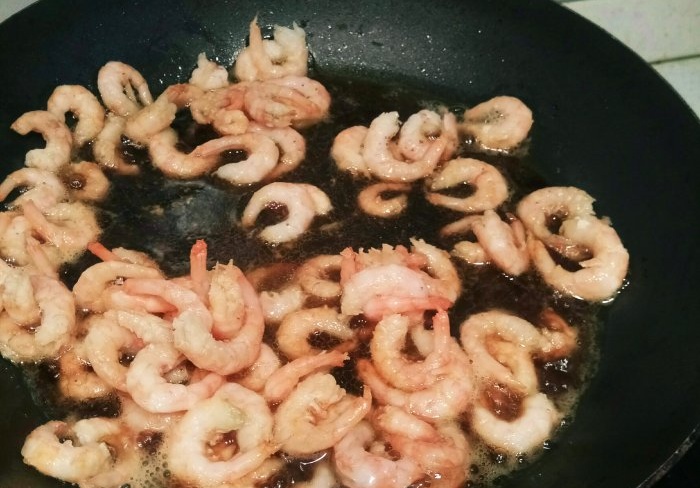 I no longer cook shrimp. Frying is tastier and faster.