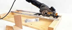 Paano gumawa ng isang simpleng miter saw mula sa isang circular saw