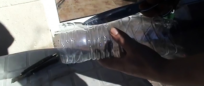 Cara membuat bumbung dari botol plastik