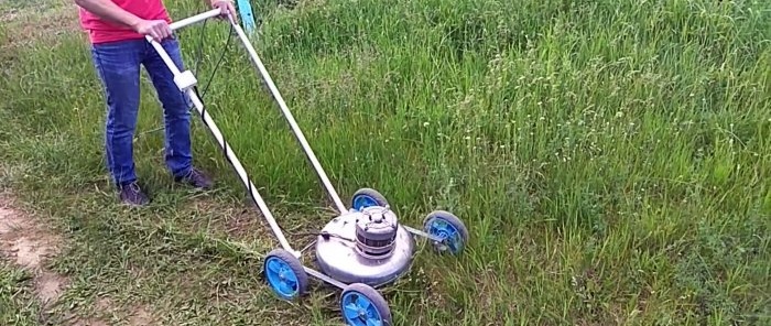 Cách làm máy cắt cỏ từ máy giặt