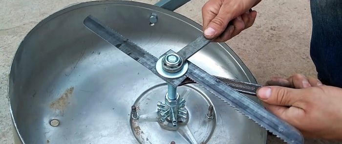 Како направити косилицу из машине за прање веша