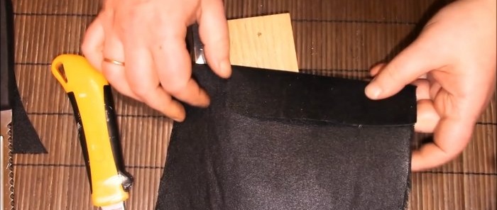 Kā no parasta auduma izgatavot ādas apvalku