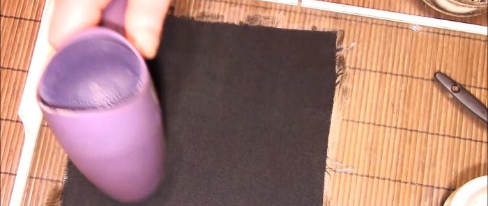 Kako napraviti kožne korice od obične tkanine