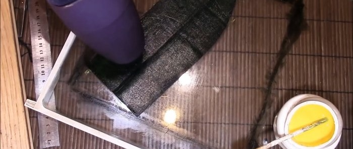 Cómo hacer una funda de cuero con tela común.