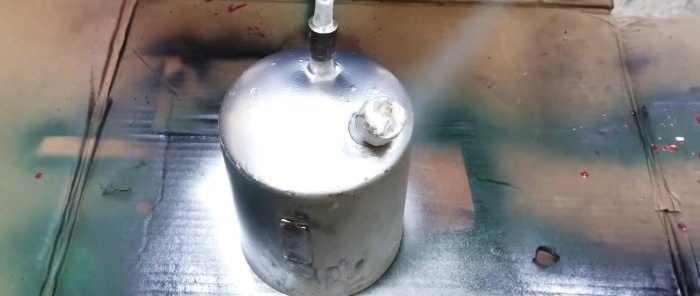 Fremstilling af en kraftig brænder fra køleskabets kompressor