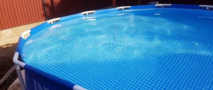 Ako rýchlo ohriať bazén pomocou automobilového radiátora