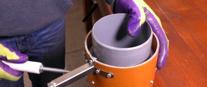 Cum să asamblați un tăietor de țevi pentru țevi din PVC