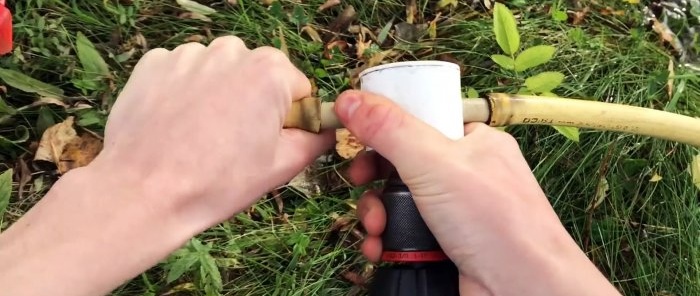 Hvordan man laver en pumpe til en skruetrækker