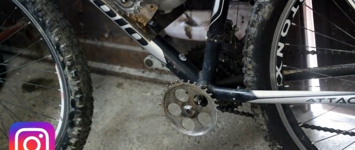 Come installare un motore da un decespugliatore a una bicicletta