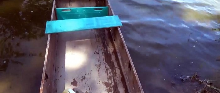 How to make a simple folding fishing boat