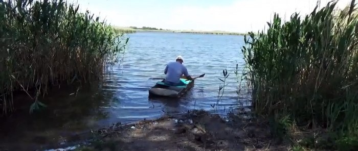 Cum să faci o barcă de pescuit pliabilă simplă
