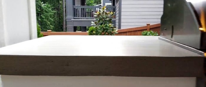 Csináld magad beton asztallap egyszerű
