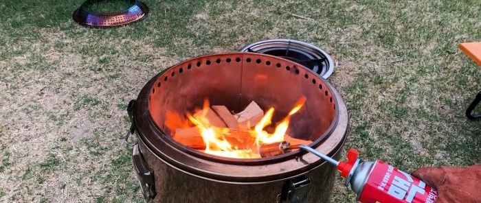 How to make a camp frying pan from a piece of stainless steel